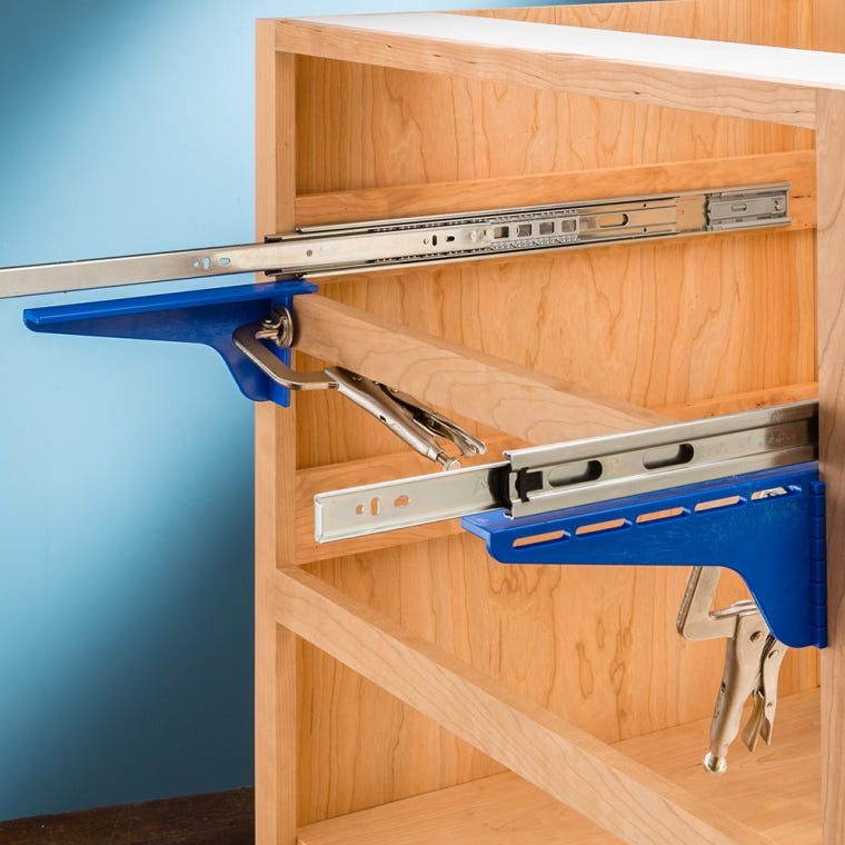 Rockler Drawer Installation Brackets - full pic 