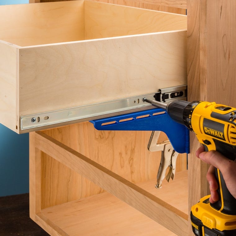 Rockler Drawer Installation Brackets - full pic 