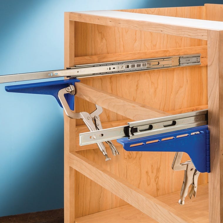 Rockler Drawer Installation Brackets - full pic 