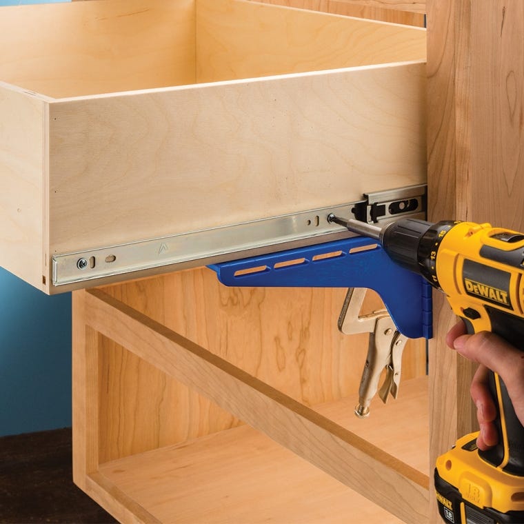 Rockler Drawer Installation Brackets - full pic 