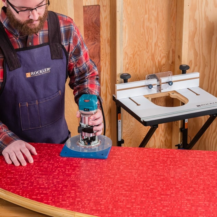 Compact Router Insert Plate Kit for Convertible Benchtop Router Table - full pic 