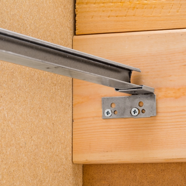 GO-EZ Universal Concealed Drawer Slides (Pair) - full pic 