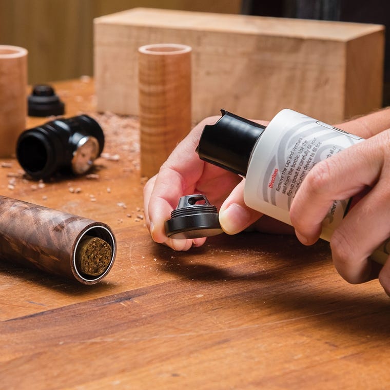 Rockler Cigar Humidor Turning Kit - full pic 