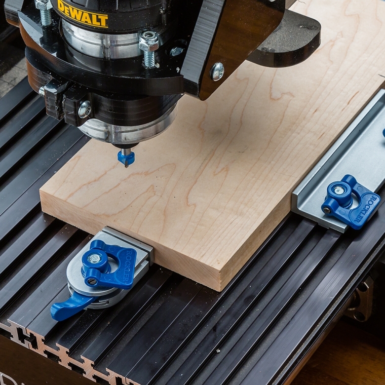 Rockler T-Track Inline Cam Clamp - full pic 
