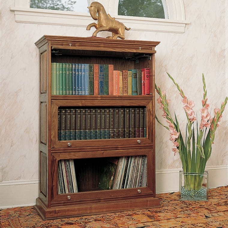 Rockler 14-1/2" Barrister Bookcase Door Slides, Pair - full pic 