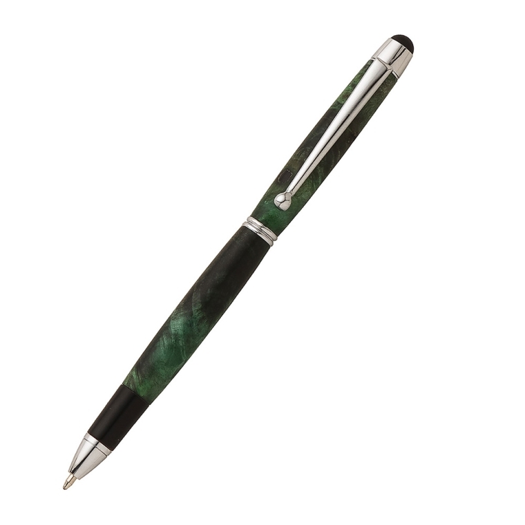 Stylus Twist Pen Hardware Kit, Chrome - full pic 