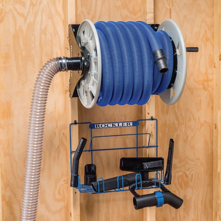 Dust Right Shop Vacuum Hose Reel - full pic 