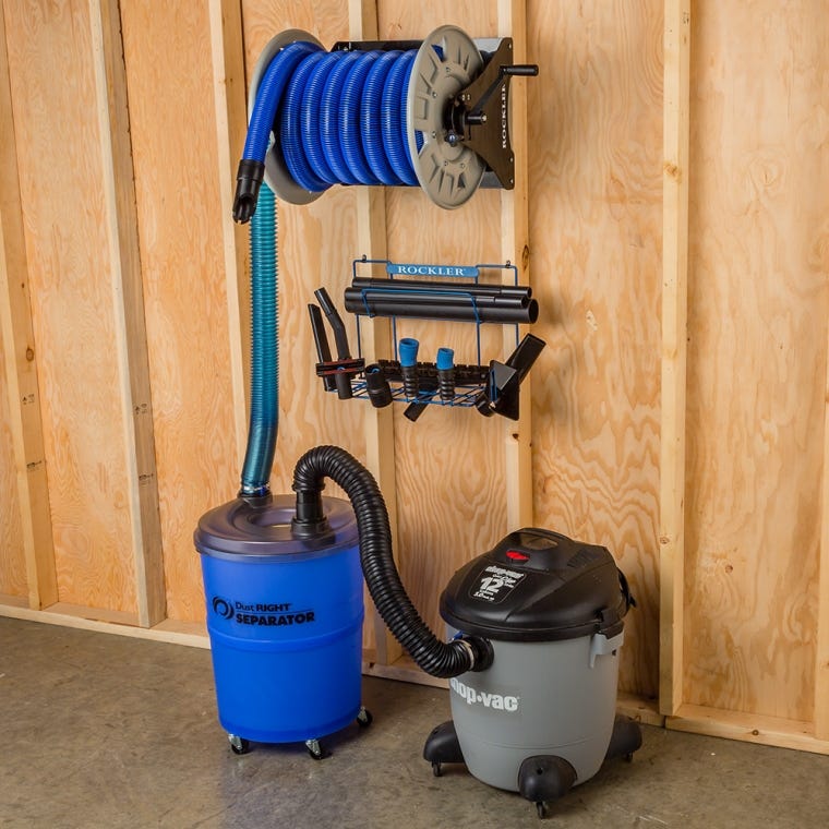 Dust Right Shop Vacuum Hose Reel - full pic 