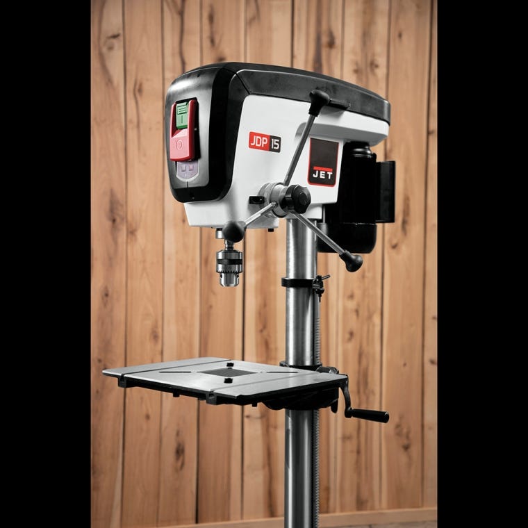 Jet Floor-Standing Drill Press JDP-15F, 15'' Swing - full pic 
