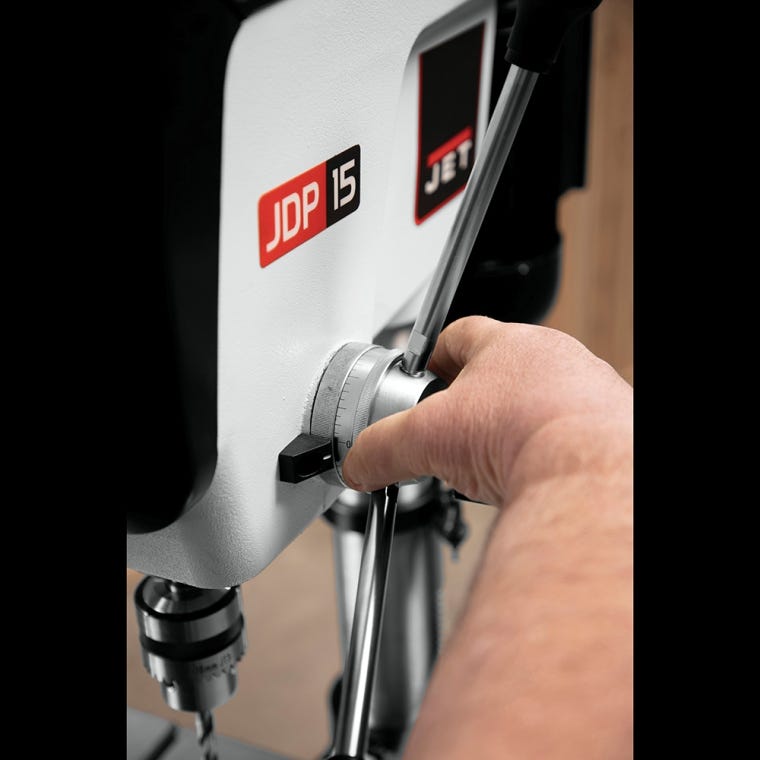 Jet Floor-Standing Drill Press JDP-15F, 15'' Swing - full pic 