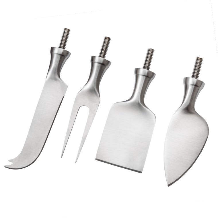 Rockler Four-Piece Cheese Knife Turning Kit - full pic 