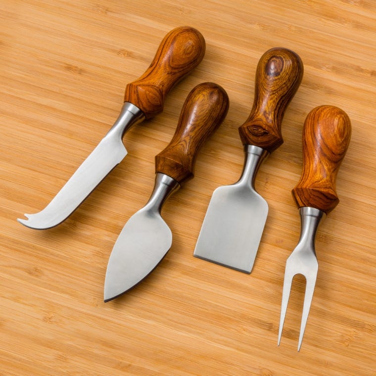 Rockler Four-Piece Cheese Knife Turning Kit - full pic 