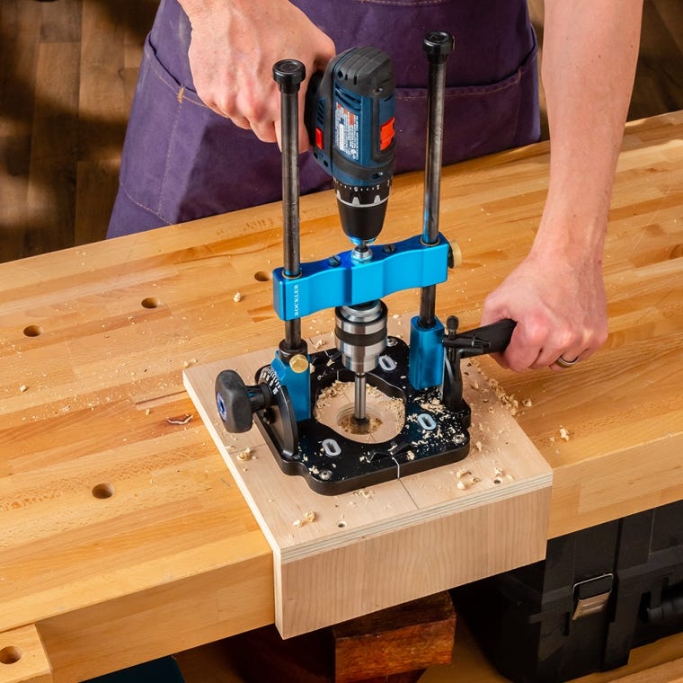 Rockler Portable Drill Guide - full pic 