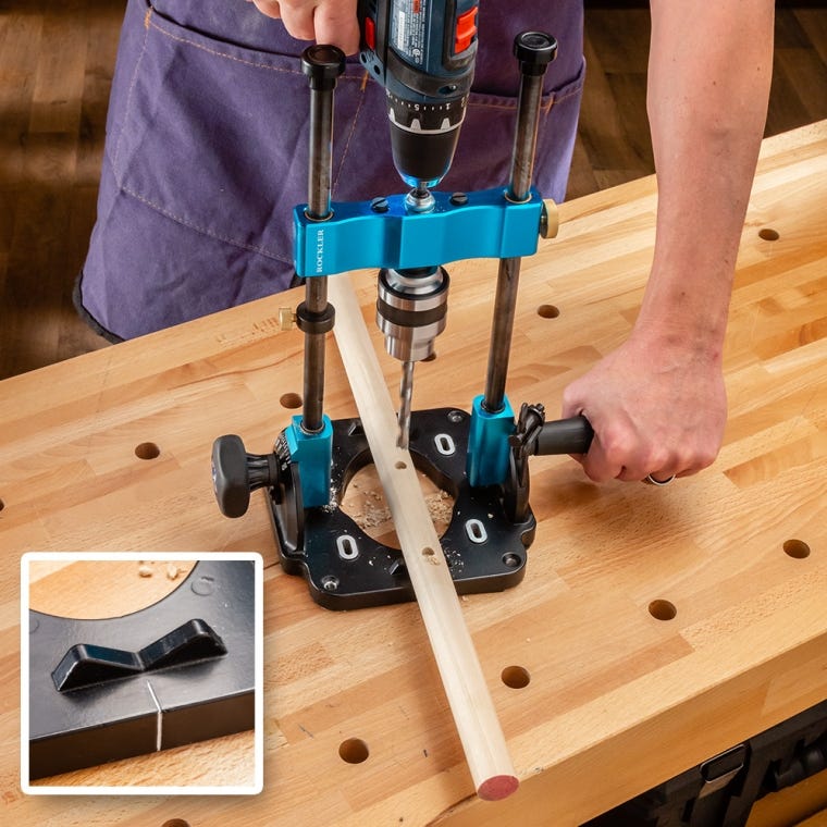 Rockler Portable Drill Guide - full pic 