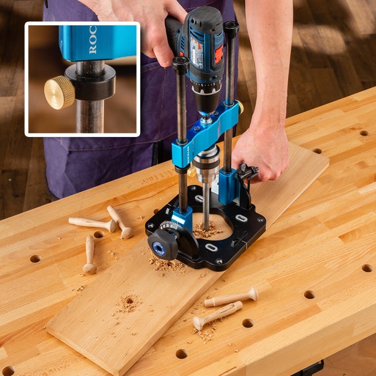 Rockler Portable Drill Guide - full pic 