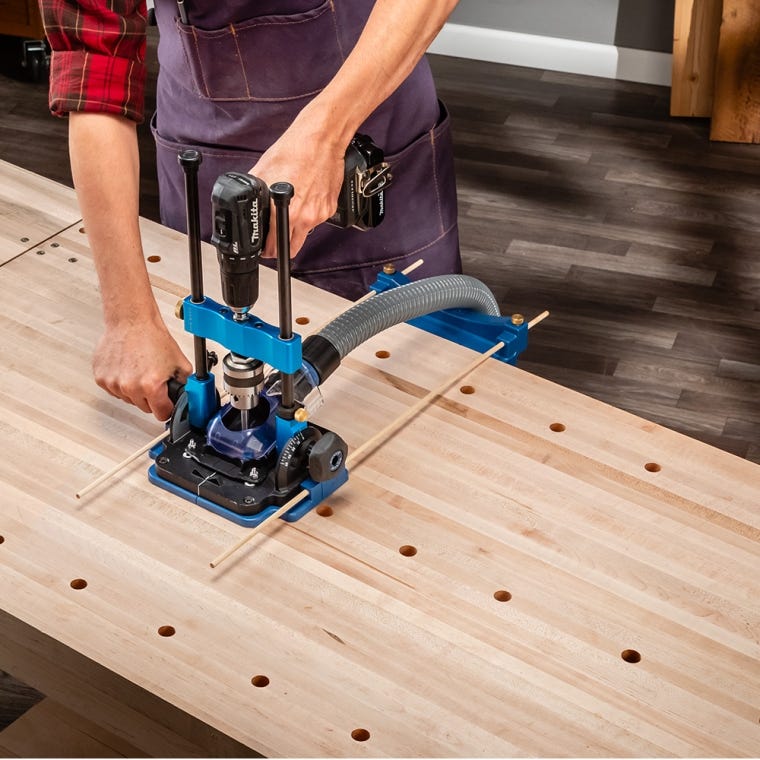 Rockler Portable Drill Guide - full pic 