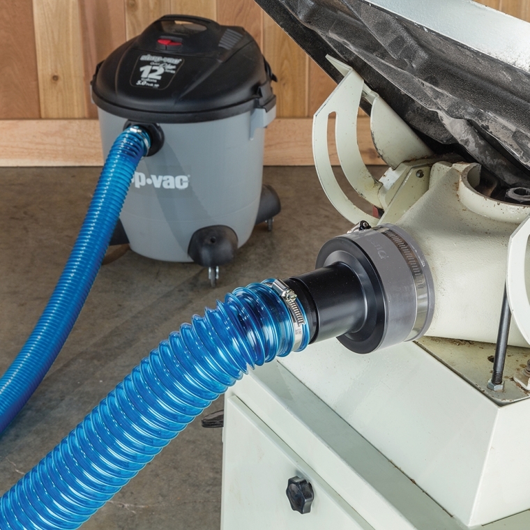 Dust Right&reg; 4'' to 2-1/4'' Shop Vacuum Tool Port Adapter - full pic 