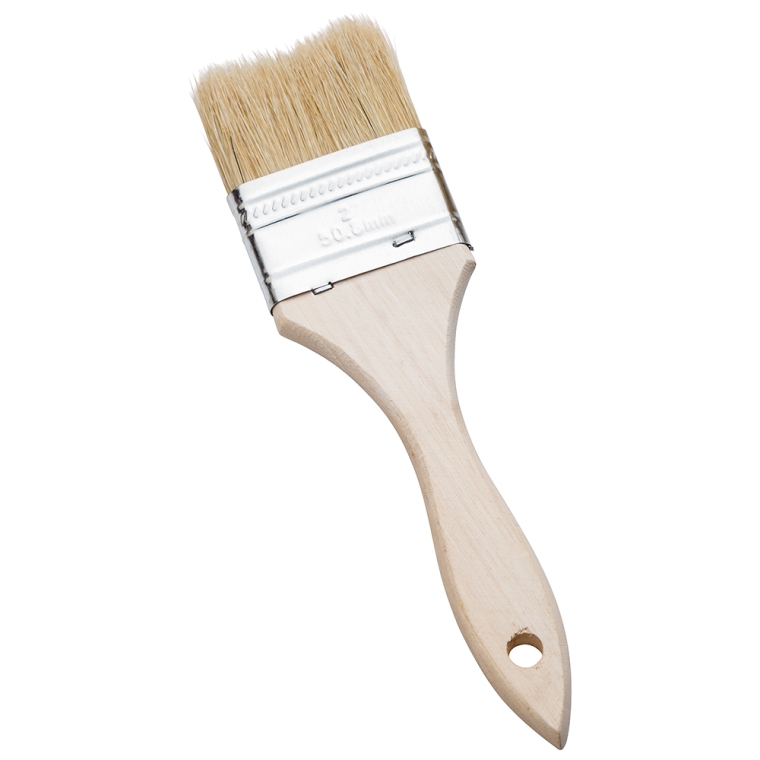 White Bristle Chip Brushes - full pic 