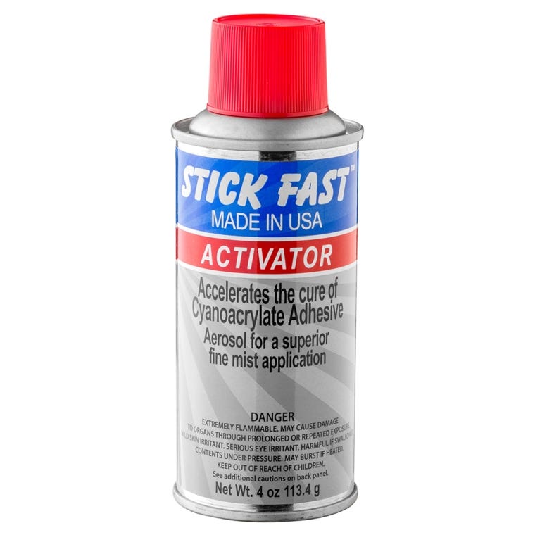 Aerosol Activator for Stick Fast Glue - full pic 