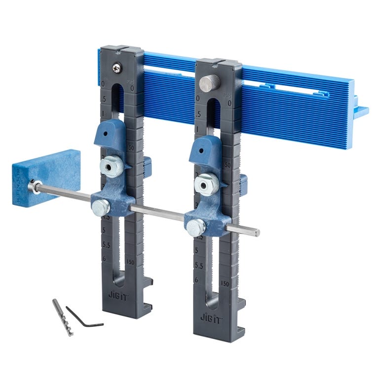 Rockler Jig-It Knob and Pull Pro Drilling Guide - full pic 