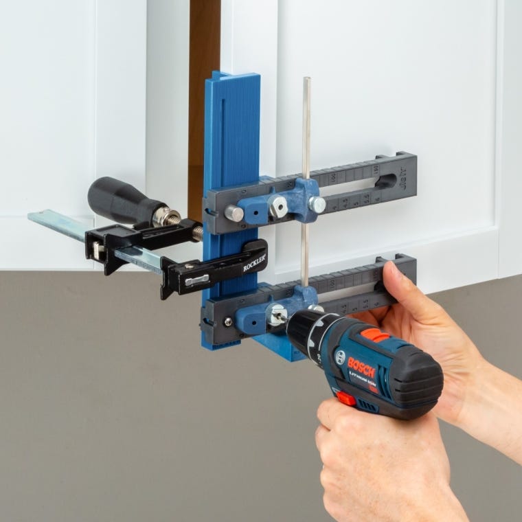 Rockler Jig-It Knob and Pull Pro Drilling Guide - full pic 
