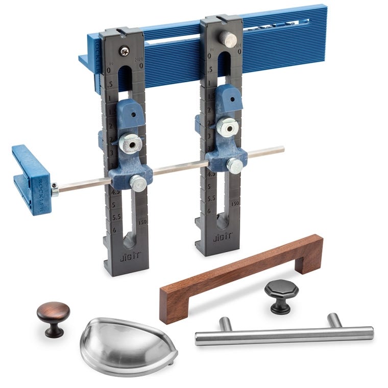 Rockler Jig-It Knob and Pull Pro Drilling Guide - full pic 
