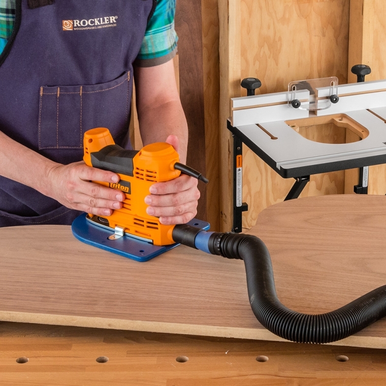 Convertible Benchtop Router Table Baseplate For Triton Oscillating Spindle Sander - full pic 