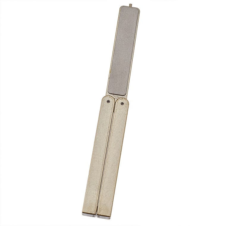 Folding Double-Sided Diamond Stone, Fine Grit (600)/Coarse Grit (250) - full pic 