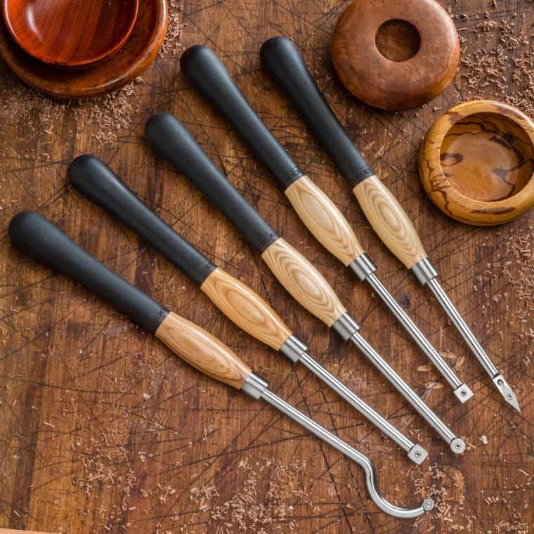 Full-Size Ergonomic Carbide Turning Tool, Hollowing - full pic 