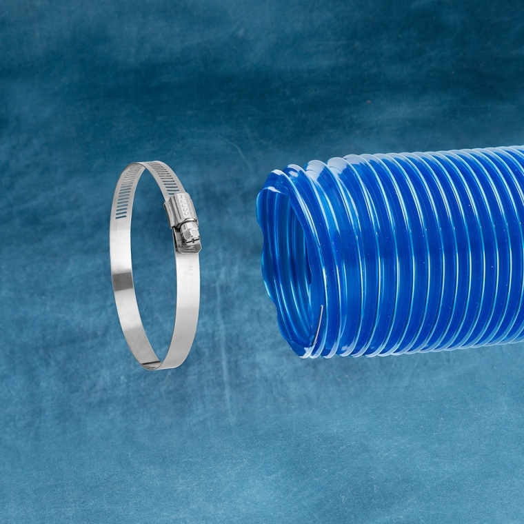4'' Stainless Steel Hose Clamp, 5-Pack - full pic 