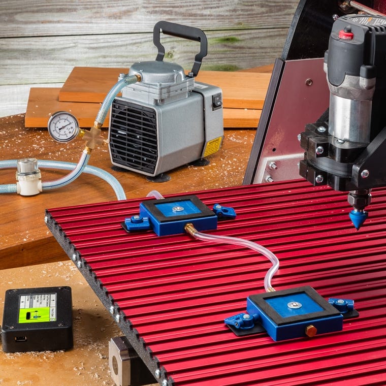 Rockler Vacuum Clamp Pod Kit - full pic 