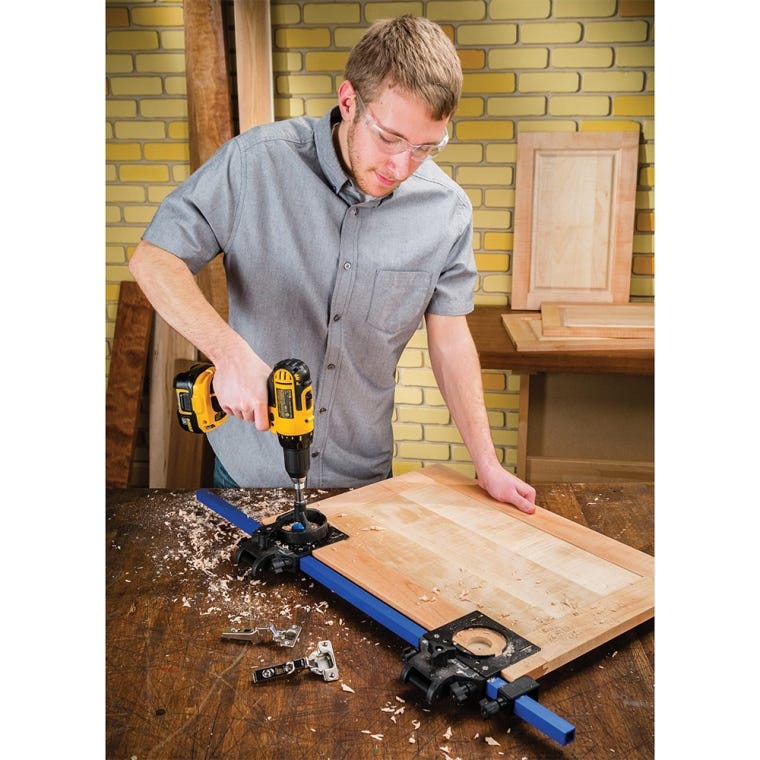 JIG IT&reg; Deluxe Concealed Hinge Drilling System - full pic 
