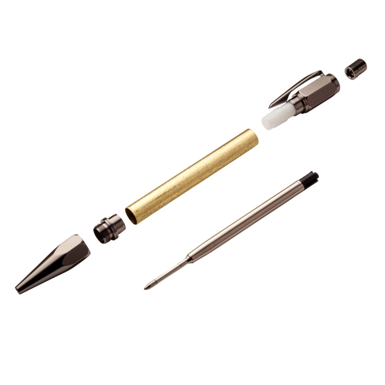 Vertex Click Pen Hardware Kit, Gun Metal - full pic 