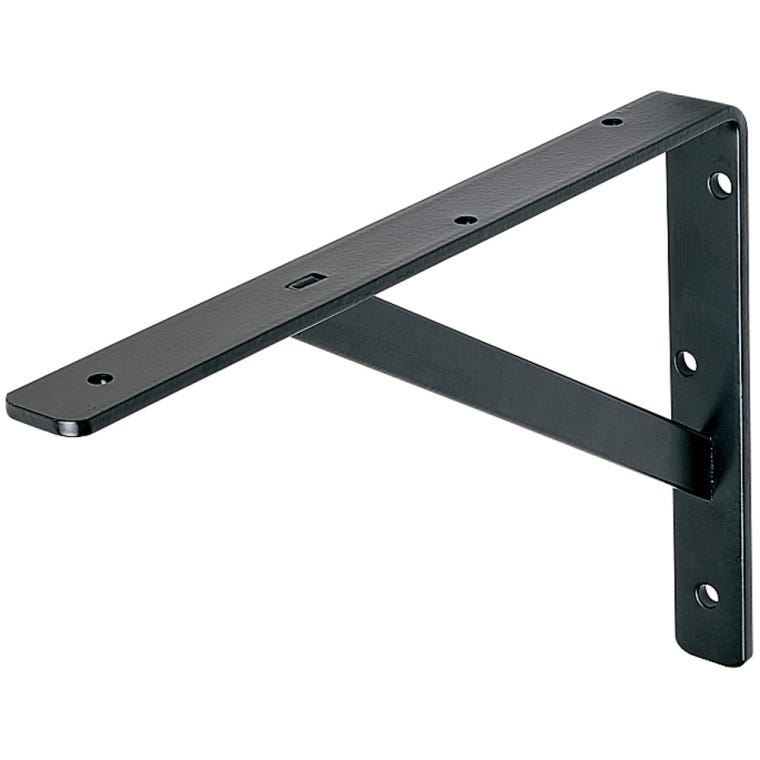 Heavy Duty Steel Bracket-Black - full pic 