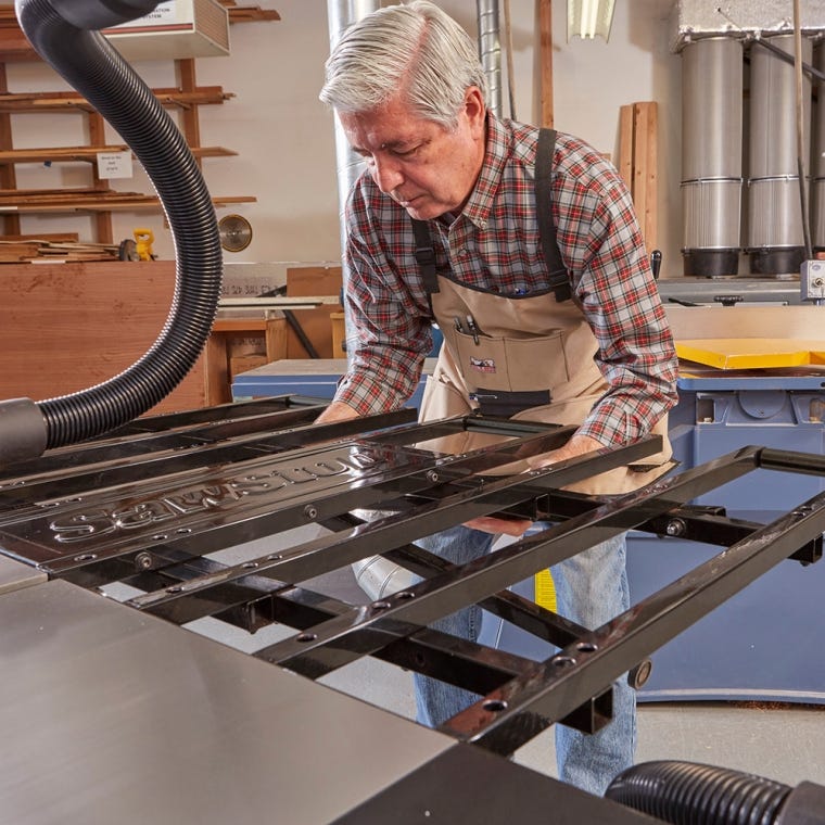 SawStop Folding Outfeed Table - full pic 