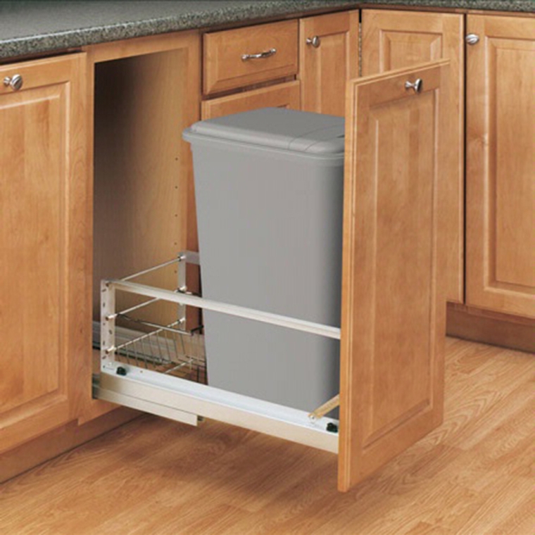 Rev-a-Shelf Pullout 50 Quart Waste Container Lids - full pic 