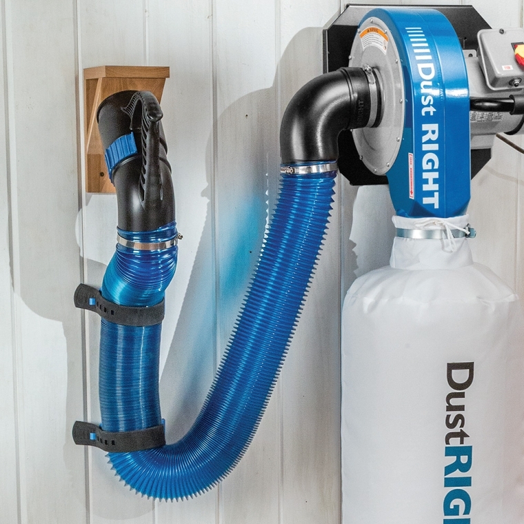 Dust Right&reg; 4'' Hose & Handle Docking Port Kit - full pic 
