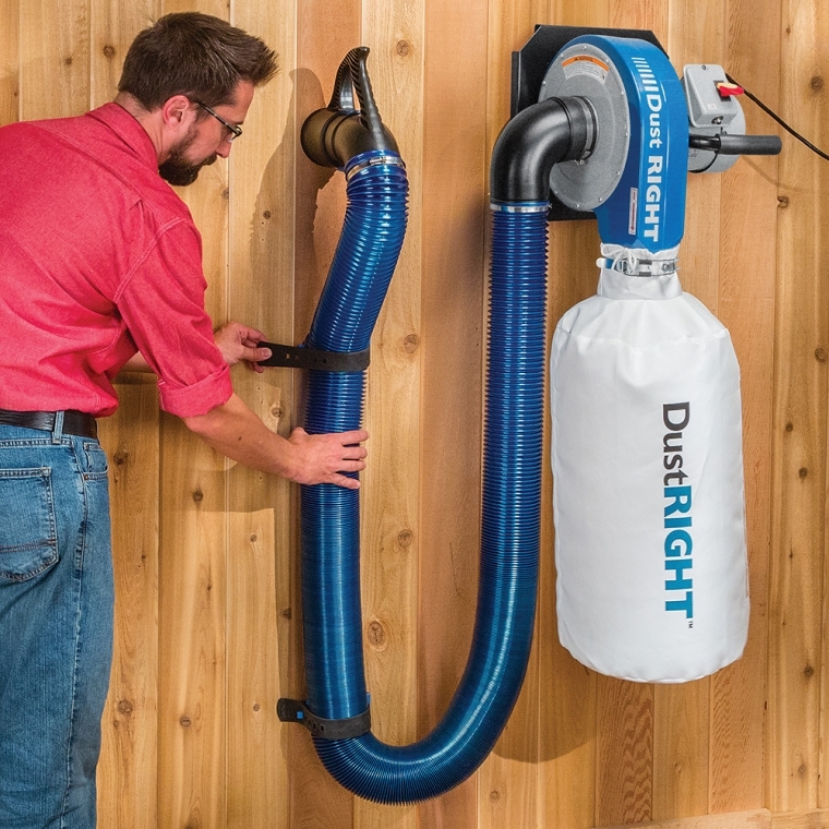 Dust Right&reg; 4'' Hose & Handle Docking Port Kit - full pic 