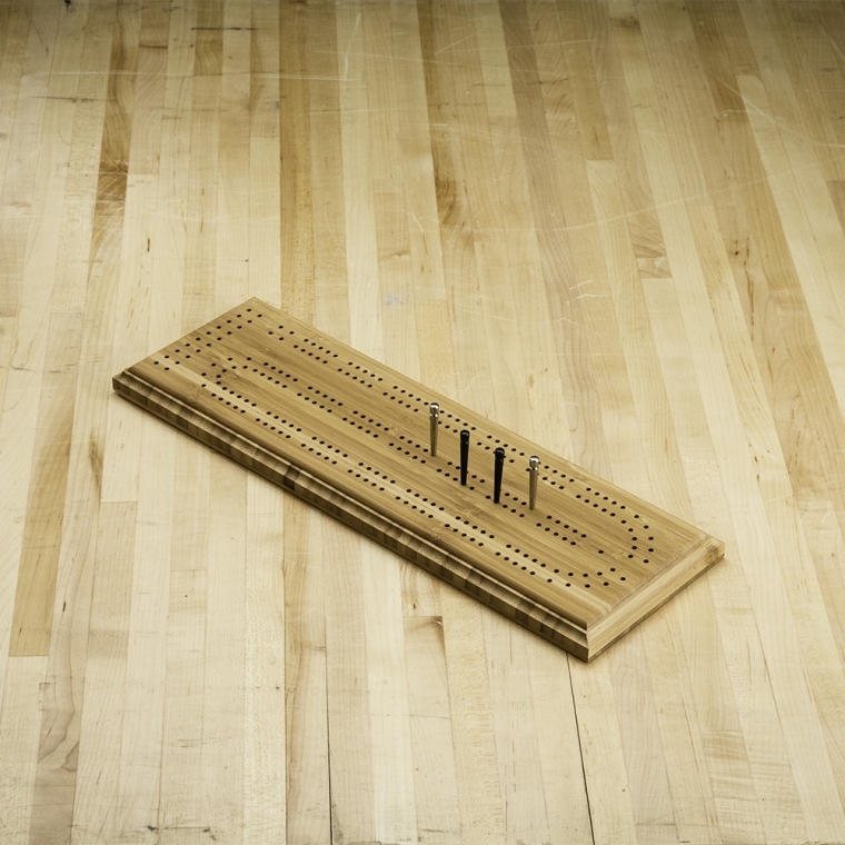 Small Cribbage Board Templates, 2-Player, Curved Track - full pic 