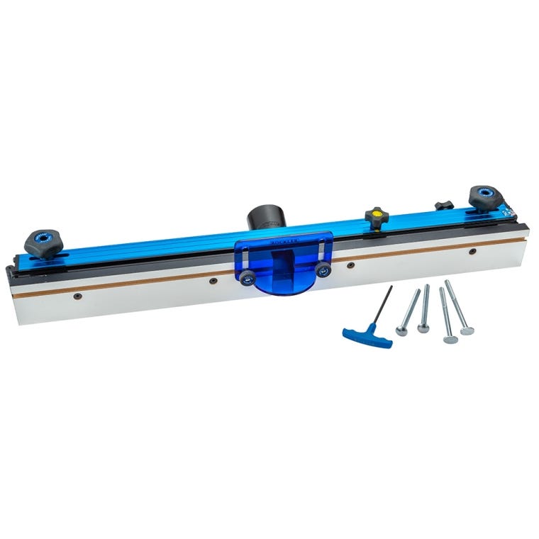 Rockler Cast Iron Router Table with ProMax Fence and Cabinet - full pic 