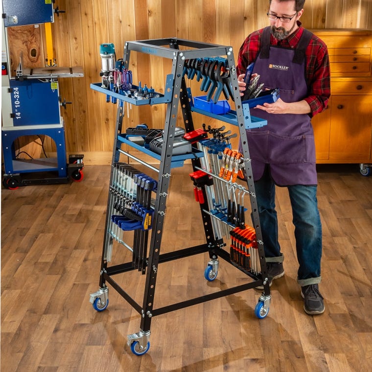 Rockler Pack Rack Plus, Clamp and Tool Storage System - full pic 