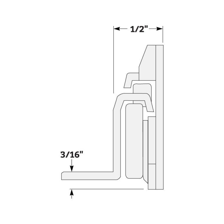 Epoxy-Coated 66-lb. Centerline&reg; Lifetime Slides, White - full pic 