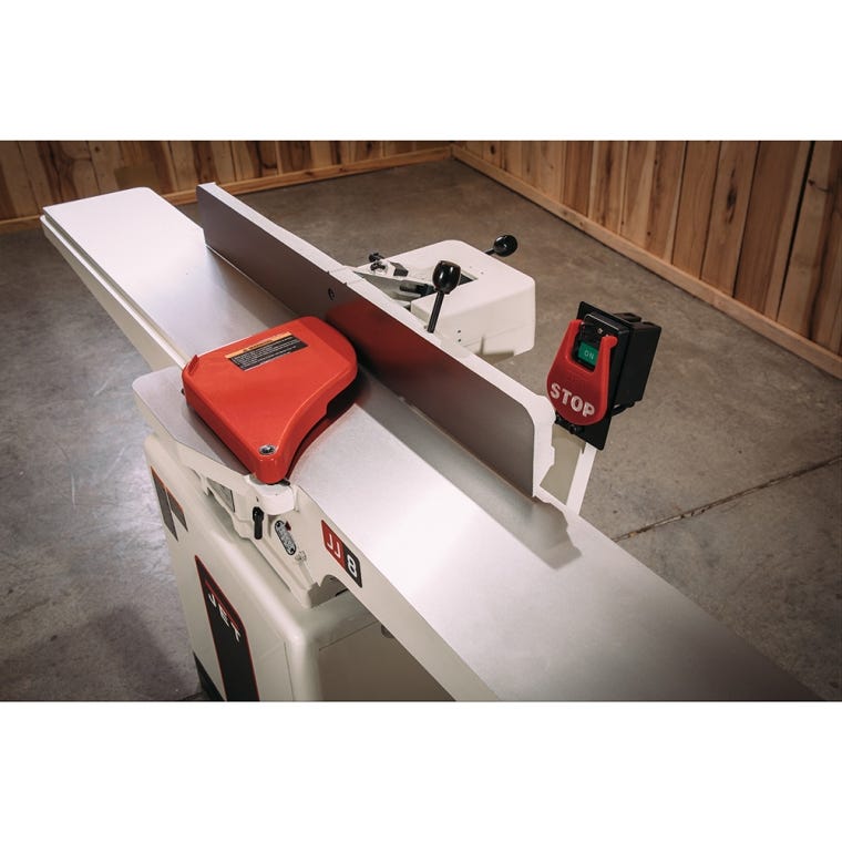 Jet Jointer with Closed Stand JWJ-8CS, 2HP, 8'' Straight Knife - full pic 