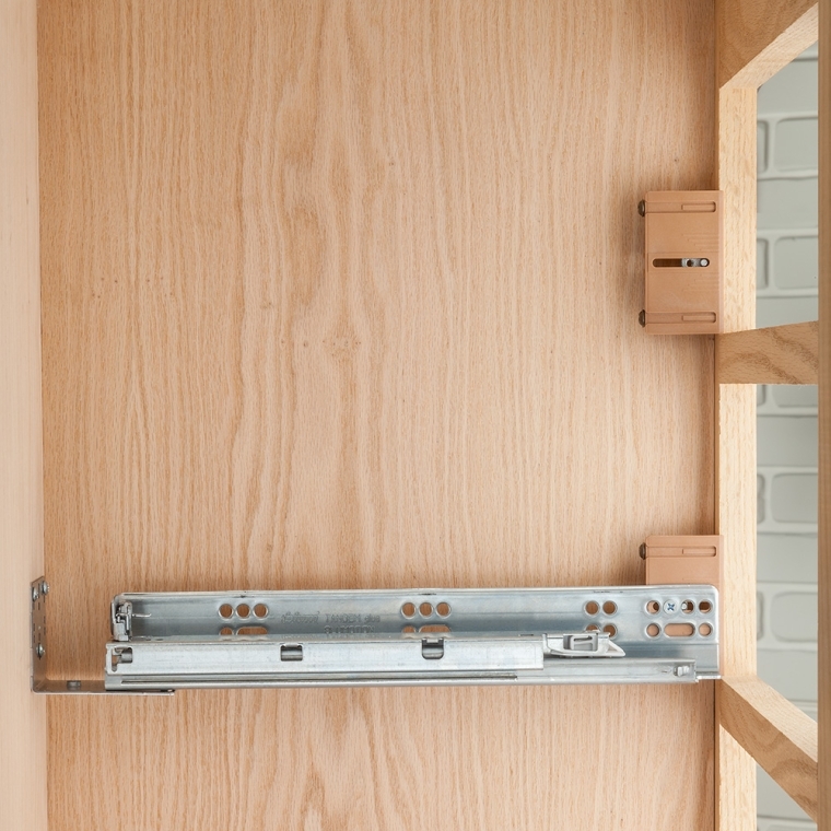 Inset Mounting Brackets for Undermount Slides - full pic 