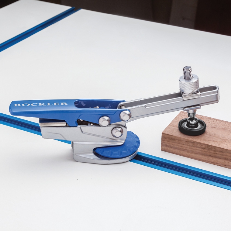 Rockler Auto-Lock T-Track Hold Down Clamp - full pic 