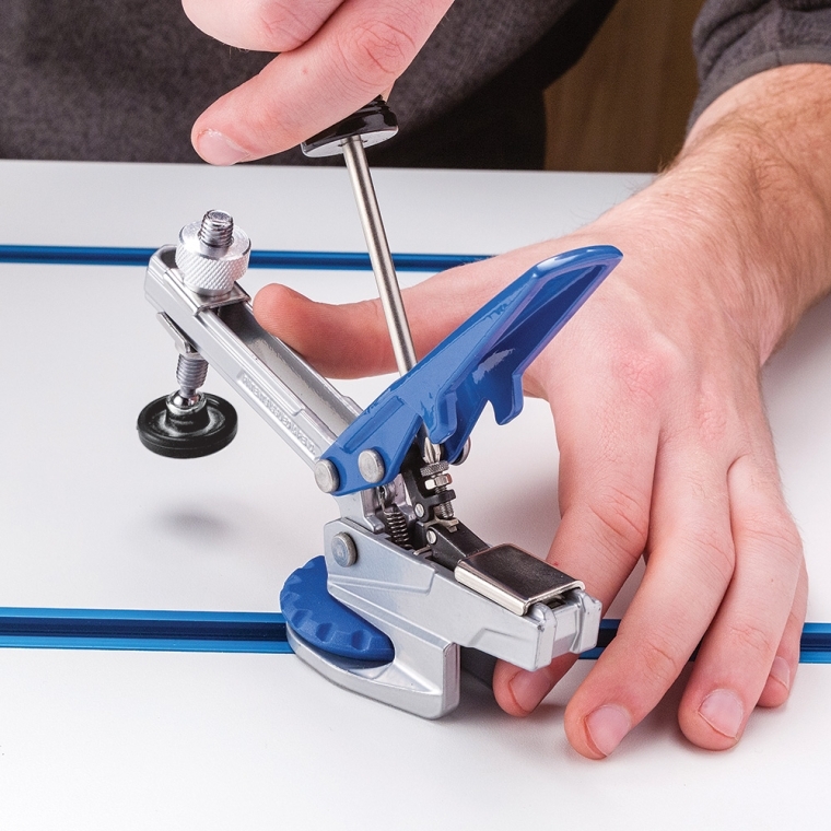 Rockler Auto-Lock T-Track Hold Down Clamp - full pic 
