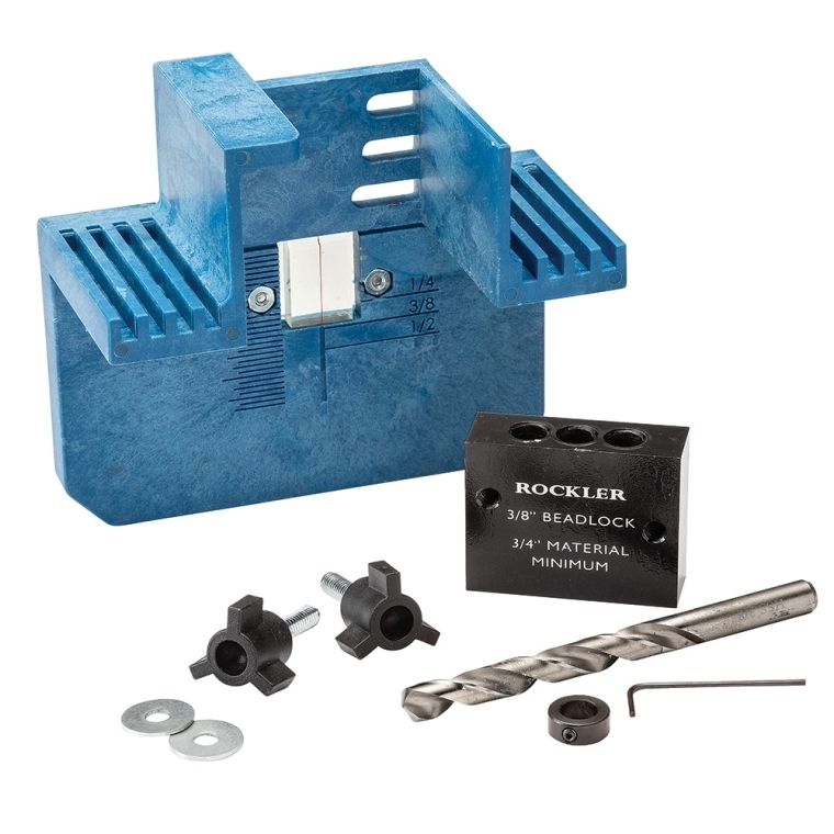Rockler Beadlock Pro Jig With 3/8 Kit and Case - full pic 