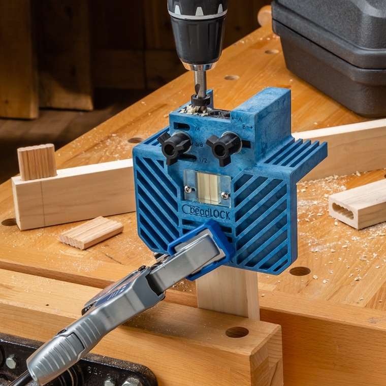 Rockler Beadlock Pro Jig With 3/8 Kit and Case - full pic 
