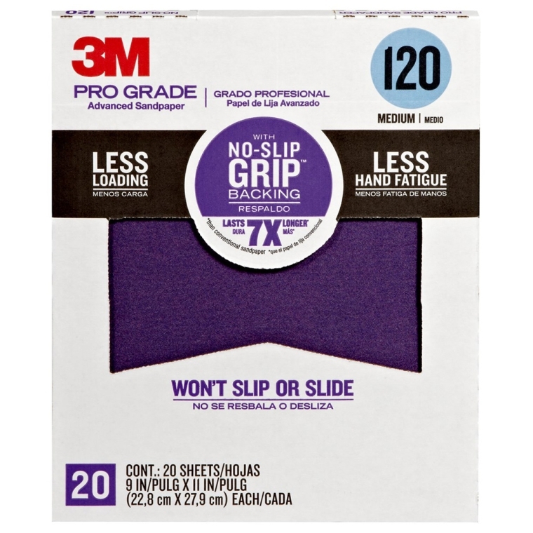 3M No Slip-Grip Sandpaper Pro Packs - full pic 