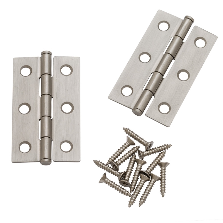 Flat-tipped Butt Hinges, 2-1/2'' L x 1-1/2'' W - full pic 